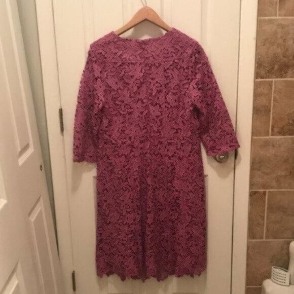 NWOT Jessica London Crochet Overlay Dress - Size 14W - Picture 5 of 5